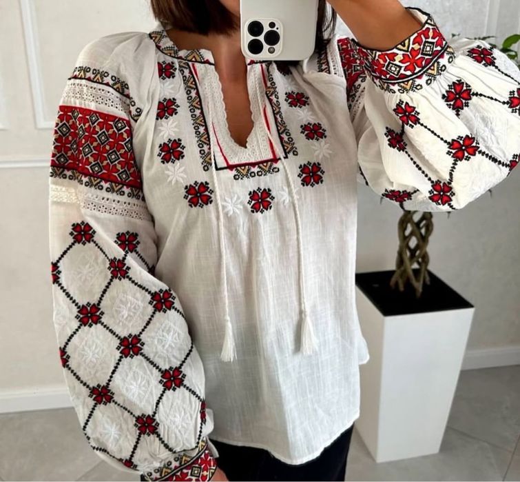 Вишита сорочка, вишиванка, рр С М Л