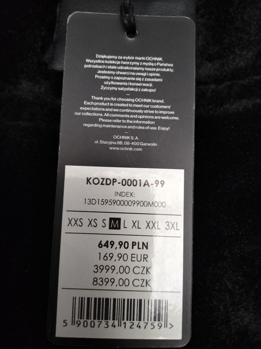 Kożuszek damski Ochnik