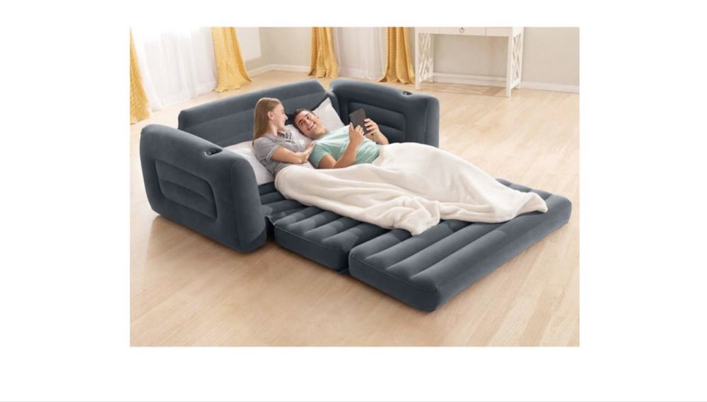 Sofá-cama insuflável intex