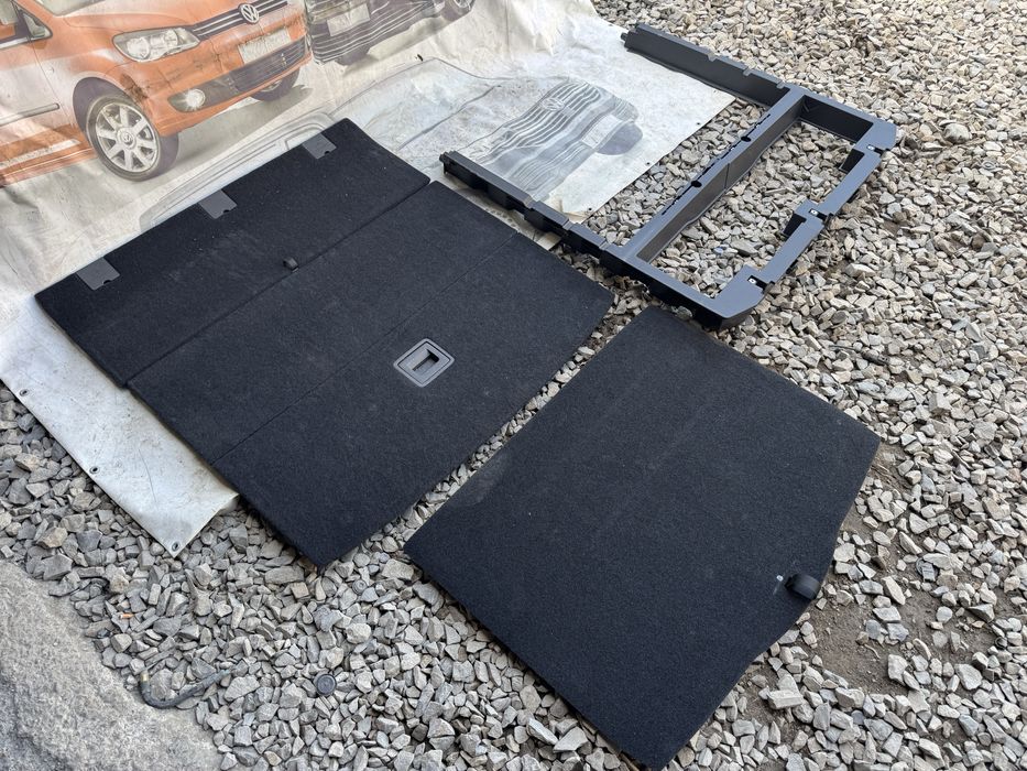 Підлога багажника гольф 5, 6 golf пол подвійна двойна підлога