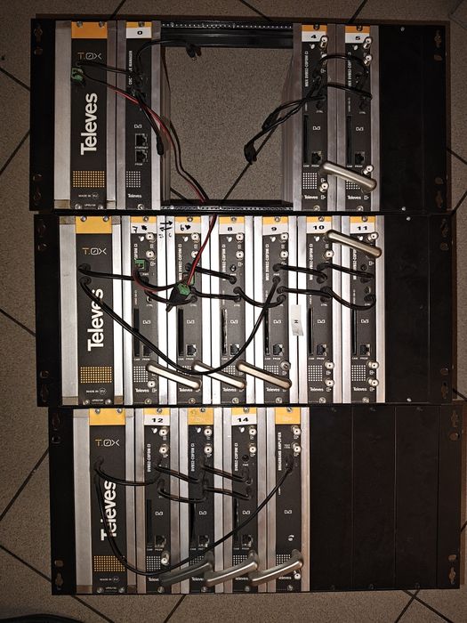 Stacja czołowa tv telewizyjna transmodulatory Televes