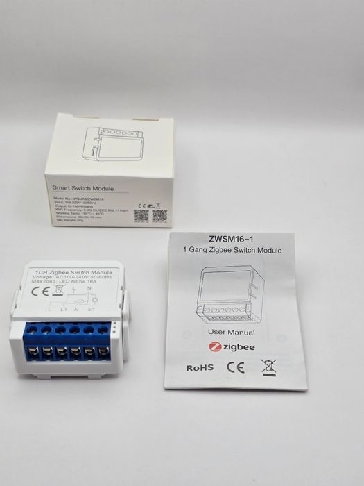 Inteligentny przełącznik AVATTO ZWSM16-W1 zigbee AVATTO 800W
