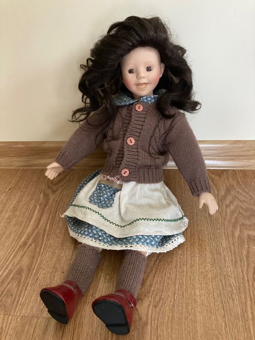 Lalka porcelanowa 50 cm retro 9629A