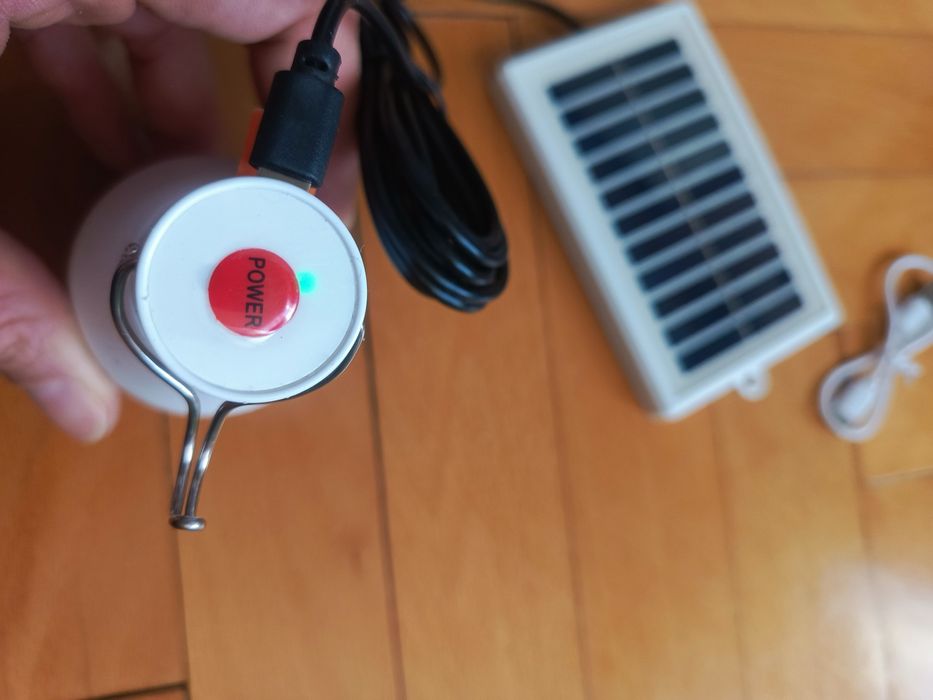 Żarówka  LED solar camping, survival, bushcraft