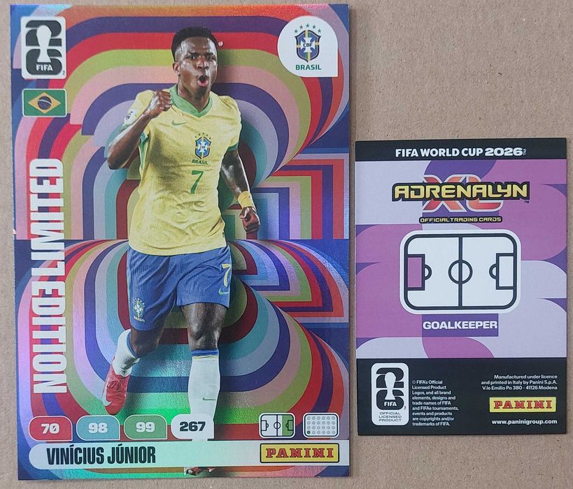 Panini Adrenalyn Fifa 2026 - Cartas Limited Edition XXL - Escolha as suas faltas