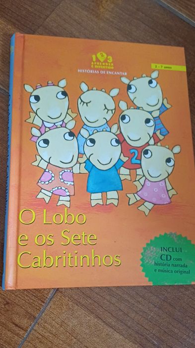 Histórias de Encantar, Coleção 123 Aprender é Divertido. Dos 2 aos 7 anos.  1,50€ Cada