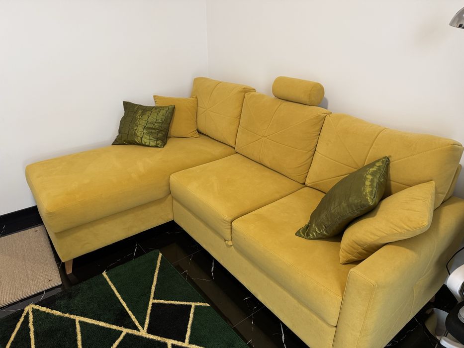 Kanapa narożna rozkladana