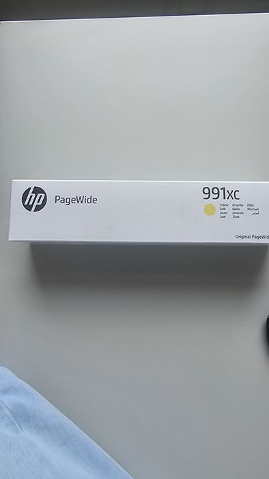 Atrament Tusz HP PageWide 991XC M0K25XC oryginalny yellow żółty tusz
