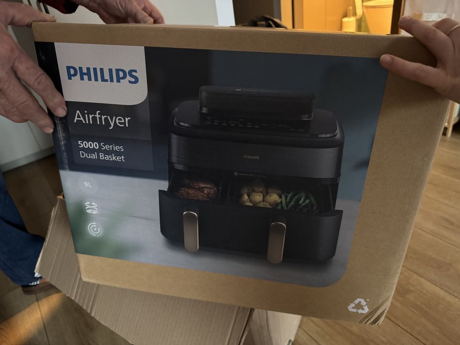 philips ovi dual basket airfryer nowa