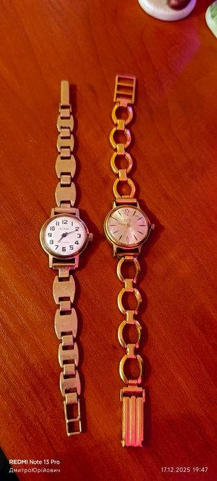 Продам жіночі годинники позолочені СССР