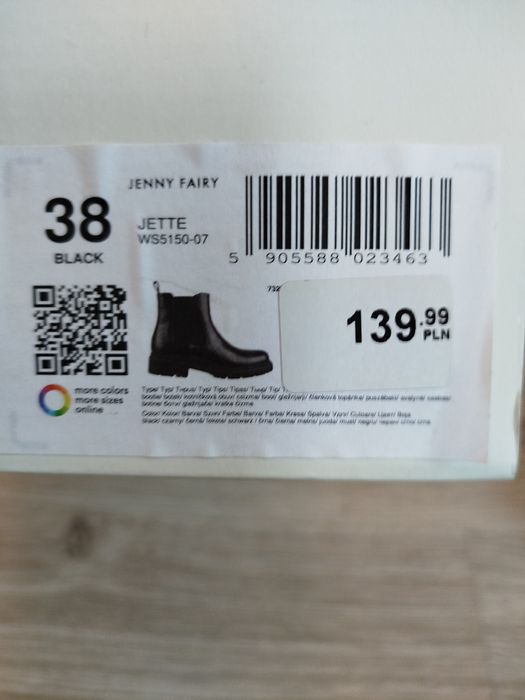 Buty damskie jesienne bez ocieplenia 38