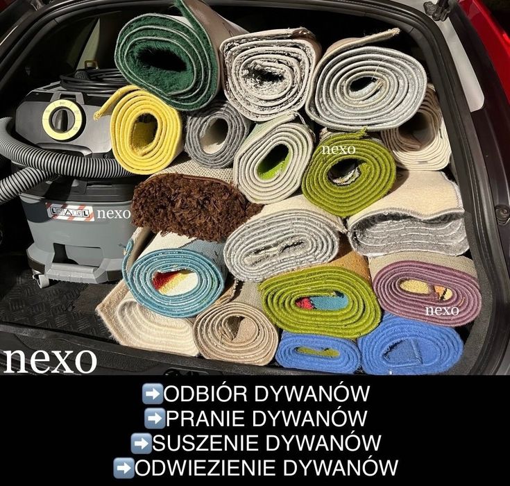 Pranie tapicerki meblowej, samochodowej, dywanów -DOJAZD DO KLIENTA-