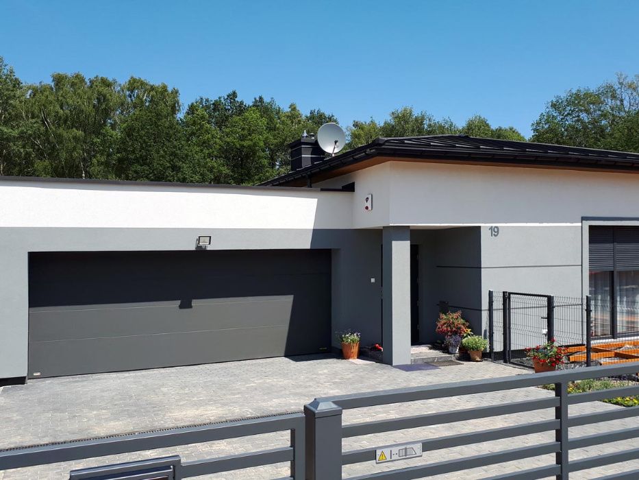 Brama garażowa segmentowa ocieplana 2500x2125 antracyt z GWARANCJĄ