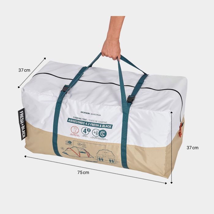 Tenda de Campismo Insuflável Air Seconds 4.2 XXL 4 Pessoas 2 Quartos