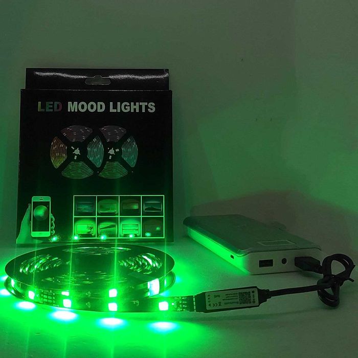 Працює від павербанку! USB LED стрічка, світлодіодна стрічка Bluetooth