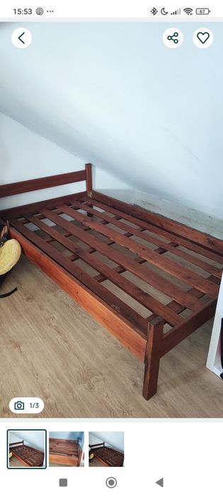 Cama solteiro/ criança com colchão