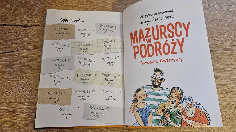 książka "Mazurscy w podróży" Agnieszka Stelmaszyk