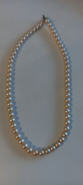 Naszyjnik perełki PRL