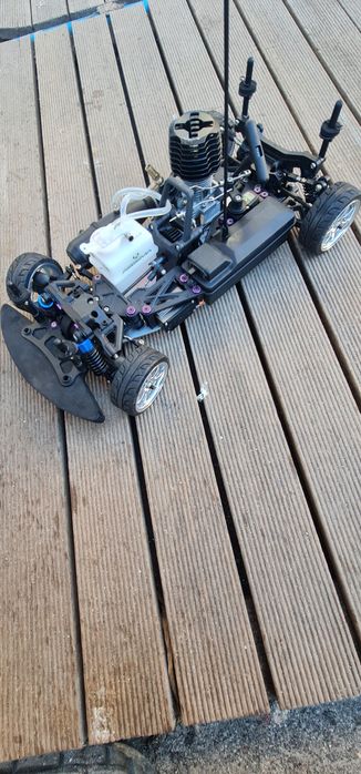 3 carros rc a gasolina