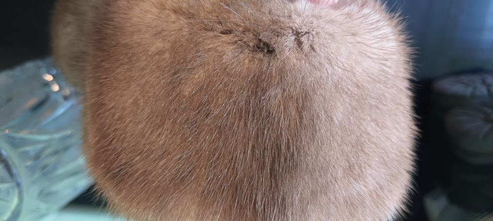 Шапка ушанка цельна норкова