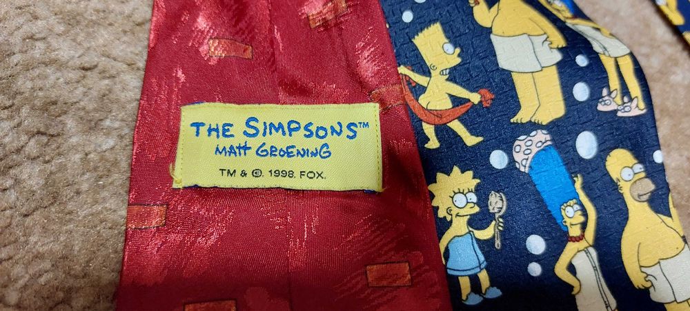 Kolekcja krawatów The Simpson's 7 szt.