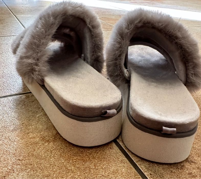 Нові міхові шлепки жіночі 38 розмір