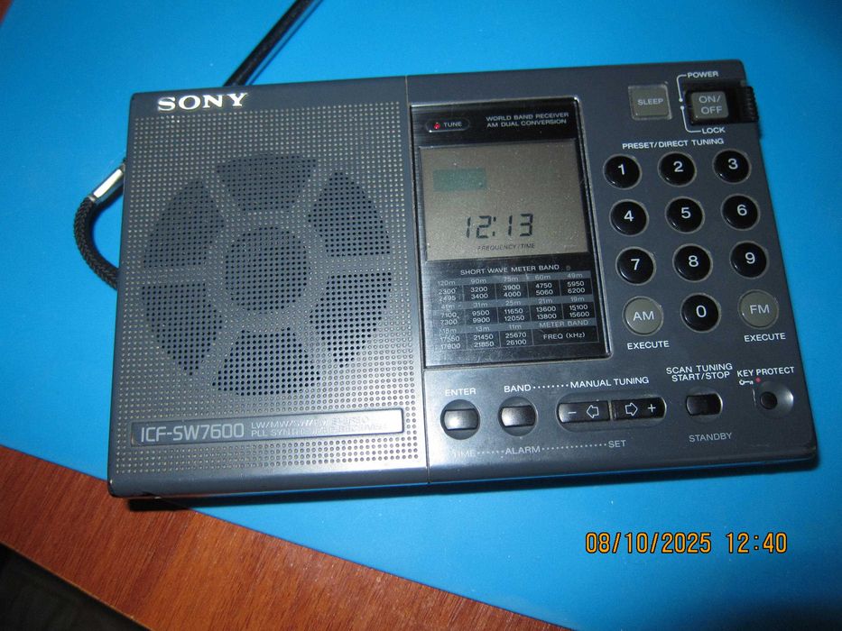 ラジオ・コンポ SONY ICF-7600 ラジオ受信機 SONY ICF-7600 | ラジオ受信機 | 第2展示室 | UEC
