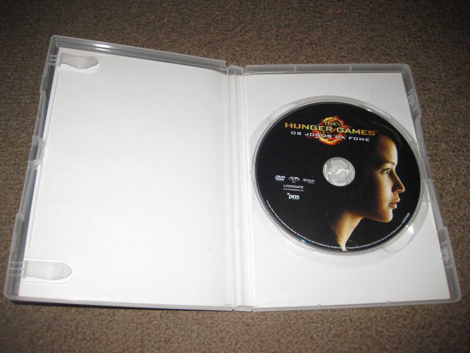 DVD "The Hunger Games: Os Jogos da Fome" com Jennifer Lawrence