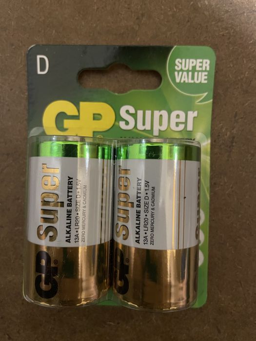 Батарейки GP Super LR20