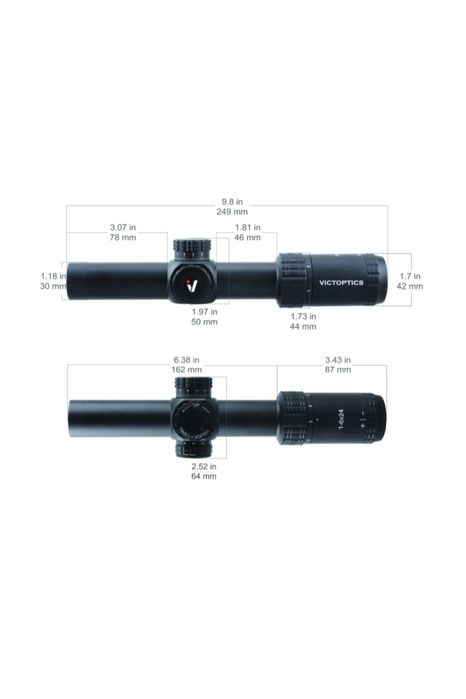 VECTOR OPTICS S6 1-6X24 - black