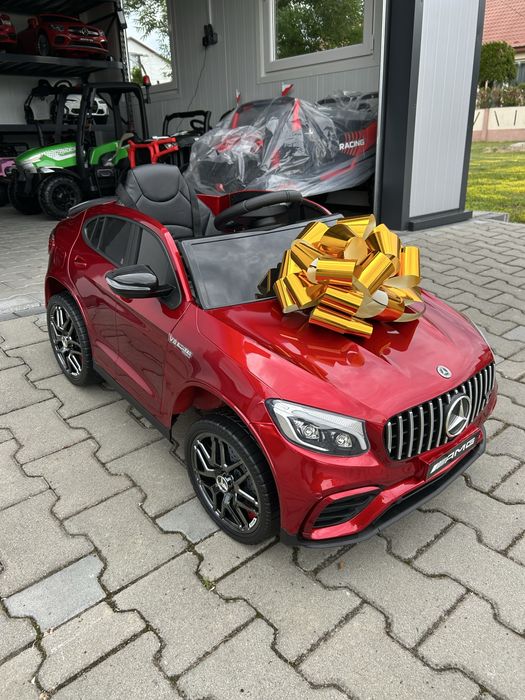 Auto na akumulator Mercedes GLC Coupe 4x4 Bordo wiśniowy metalik