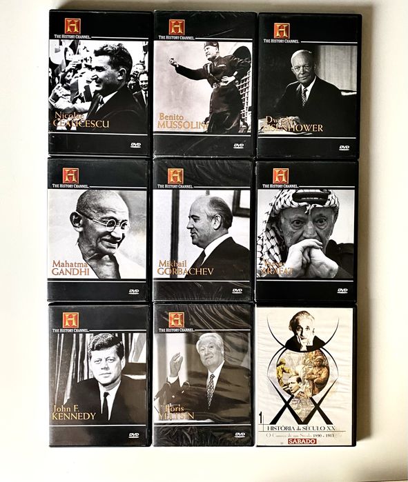 Lote 9 Dvds Canal História e História do Século XX