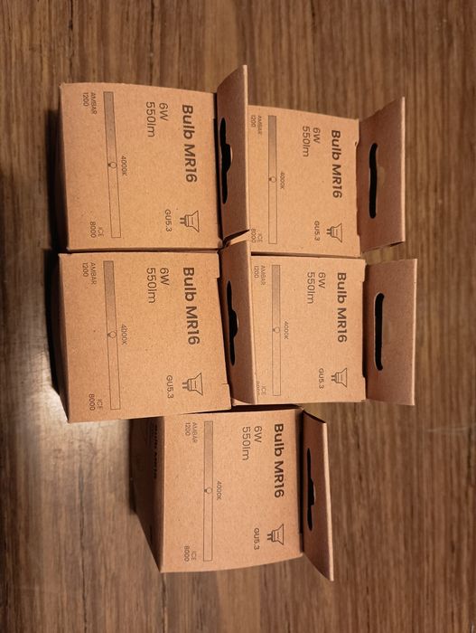 Lâmpadas Led 6W 550lm gu5.3