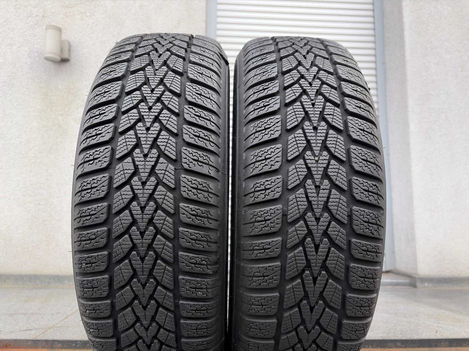 2szt zimowe 195/65R15 Dunlop 7,6mm 2023r świetny stan! Z1106 gwarancja