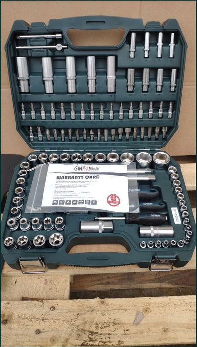 Набір інструментів Gut Meister 108шт набор инструментов ключей головок