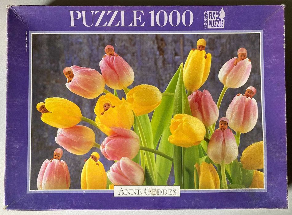Puzzle de 1000 Peças Anne Geddes [completo]