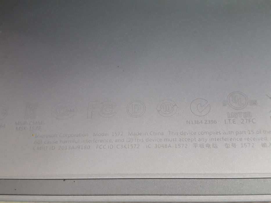 Microsoft Surface RT 32Gb (model 1572)