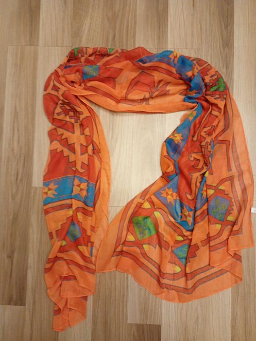 Duży lekki szal damski