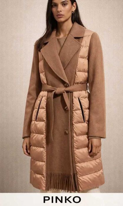 Пальто демисезон шерсть cucinelli twinset