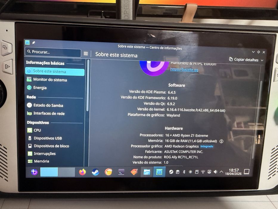 Rog Ally Z1 Extreme(Troca)