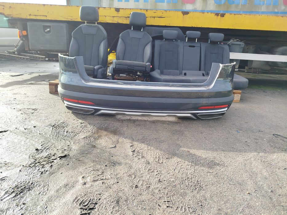Audi A4 B9 lift LX7L Avant Allroad zderzak tył tylny stan bdb wysyłka