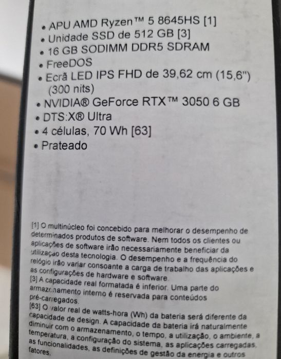 Portatil gaming hp victus