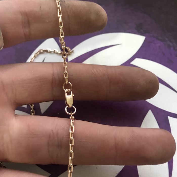 Цепочка якорная золота 585 проба