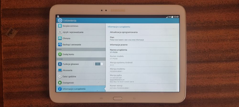 Galaxy TAB 3 GT-P5200 Na części!