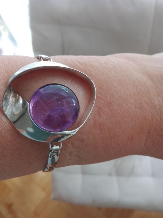 Bransoletka srebrna 925