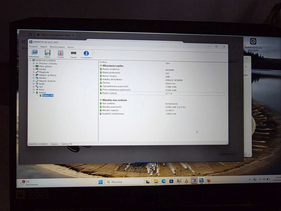 Laptop ACER NITRO 5 i5-9300H/16GB/512GB GTX1650 stan bdb