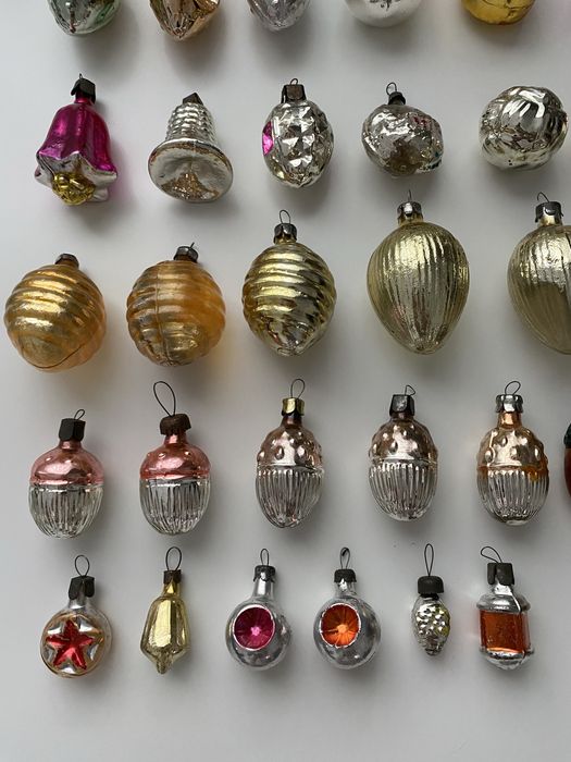 Елочные игрушки СССР, ёлочные игрушки на прищепке, картонаж