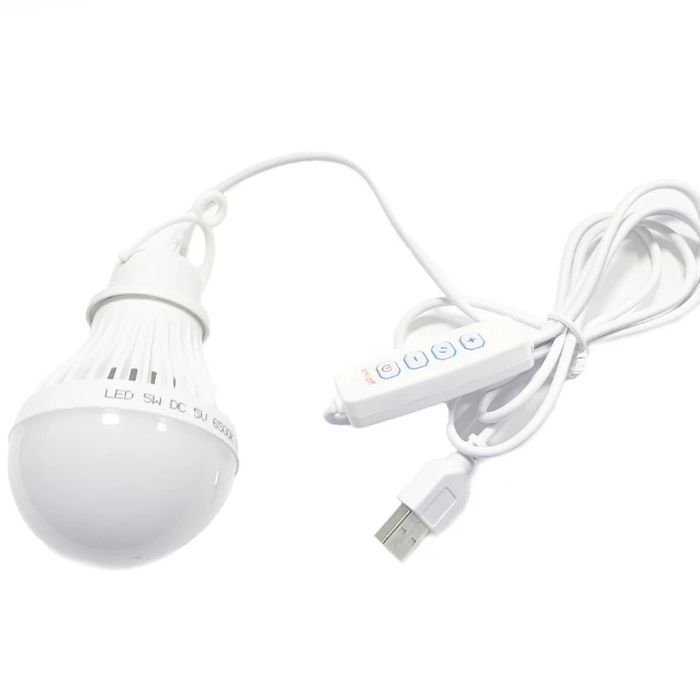 USB Led- лампа на 5 Вт з димером ( яскравість регулюється)