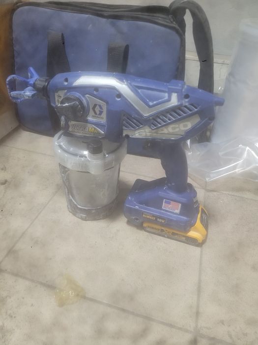 Conjunto , ventilador Master e pistola pulverizador graco