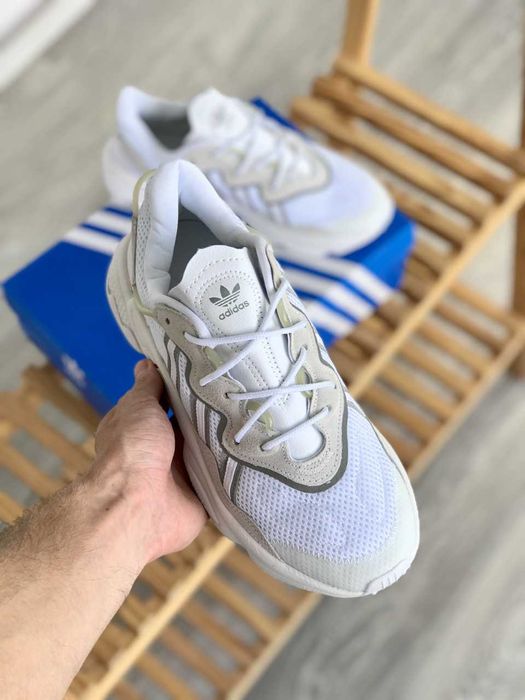 Кроссовки Мужские Adidas Ozweego White / Чоловічі Кросівки Адідас Озвіго/Кроссовки адидас Озвиго